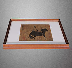 阿坝书画装裱配框服务案例